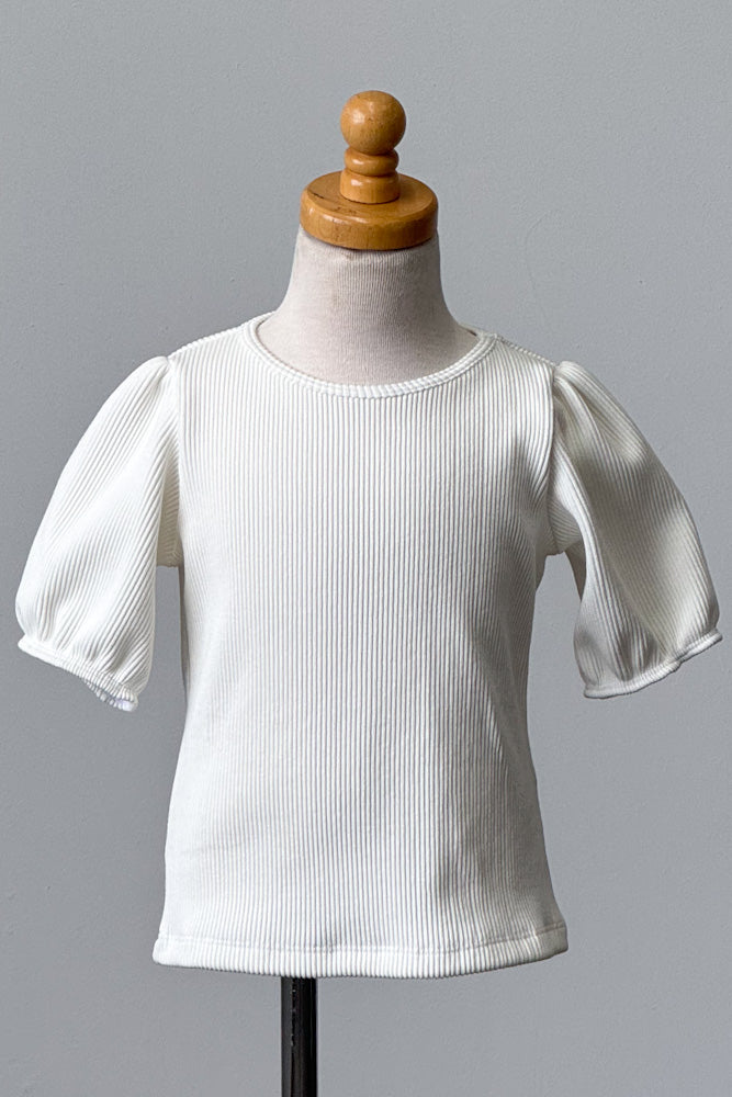 Girls Averie Top in White