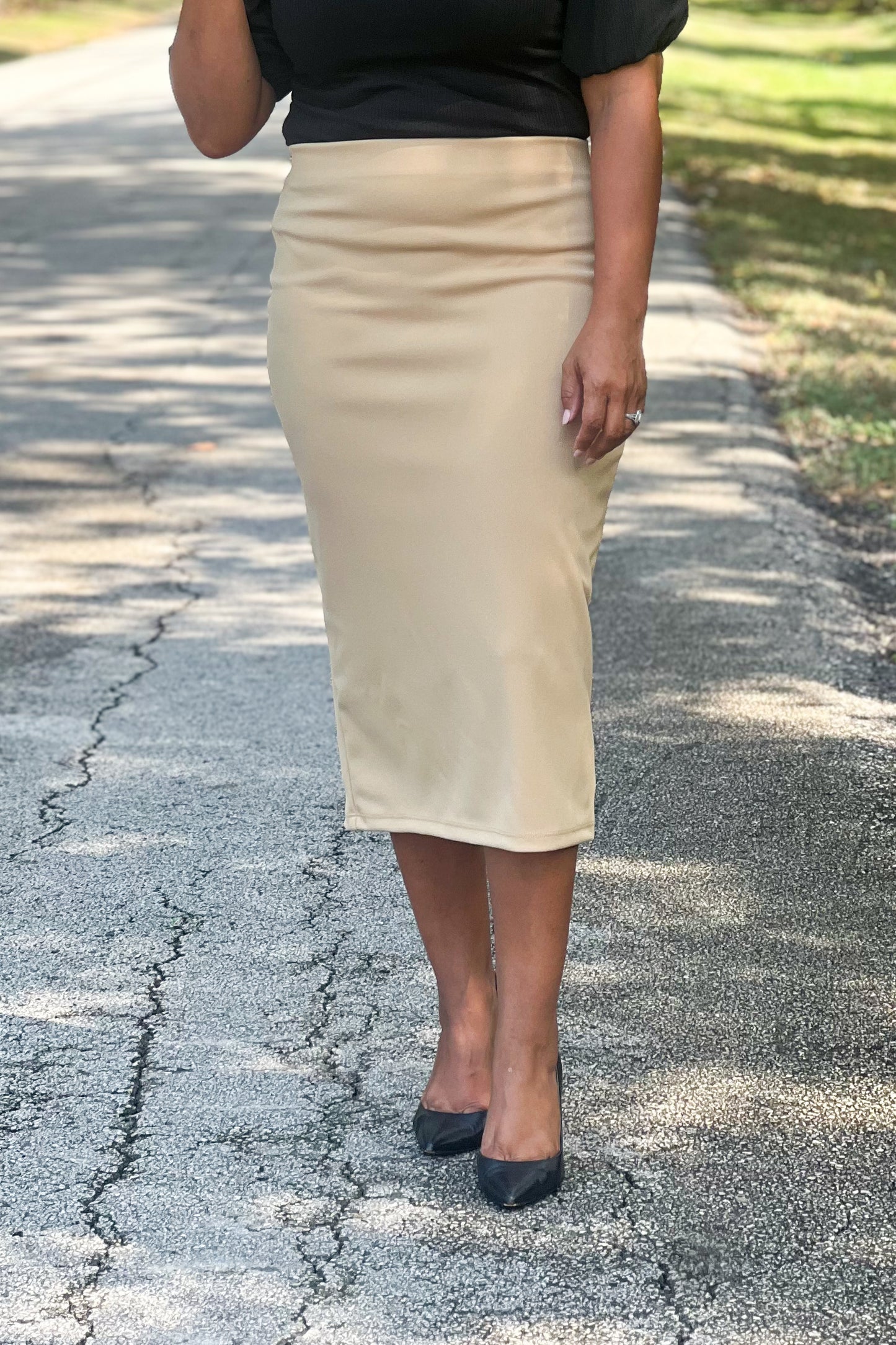 Riley Midi in Butterscotch