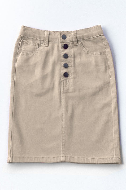 Cream Girls BRIA Color Denim Skirt