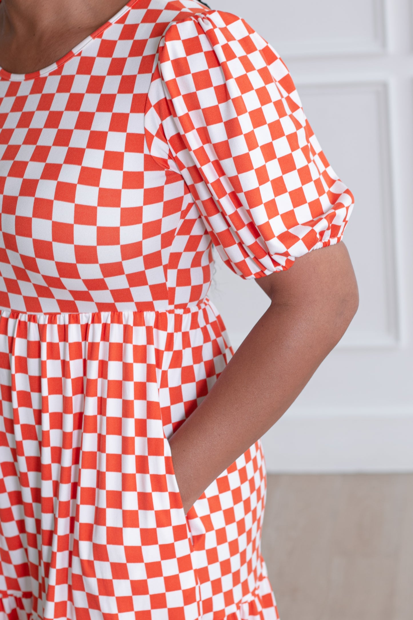 Somerset in Orange Checkered