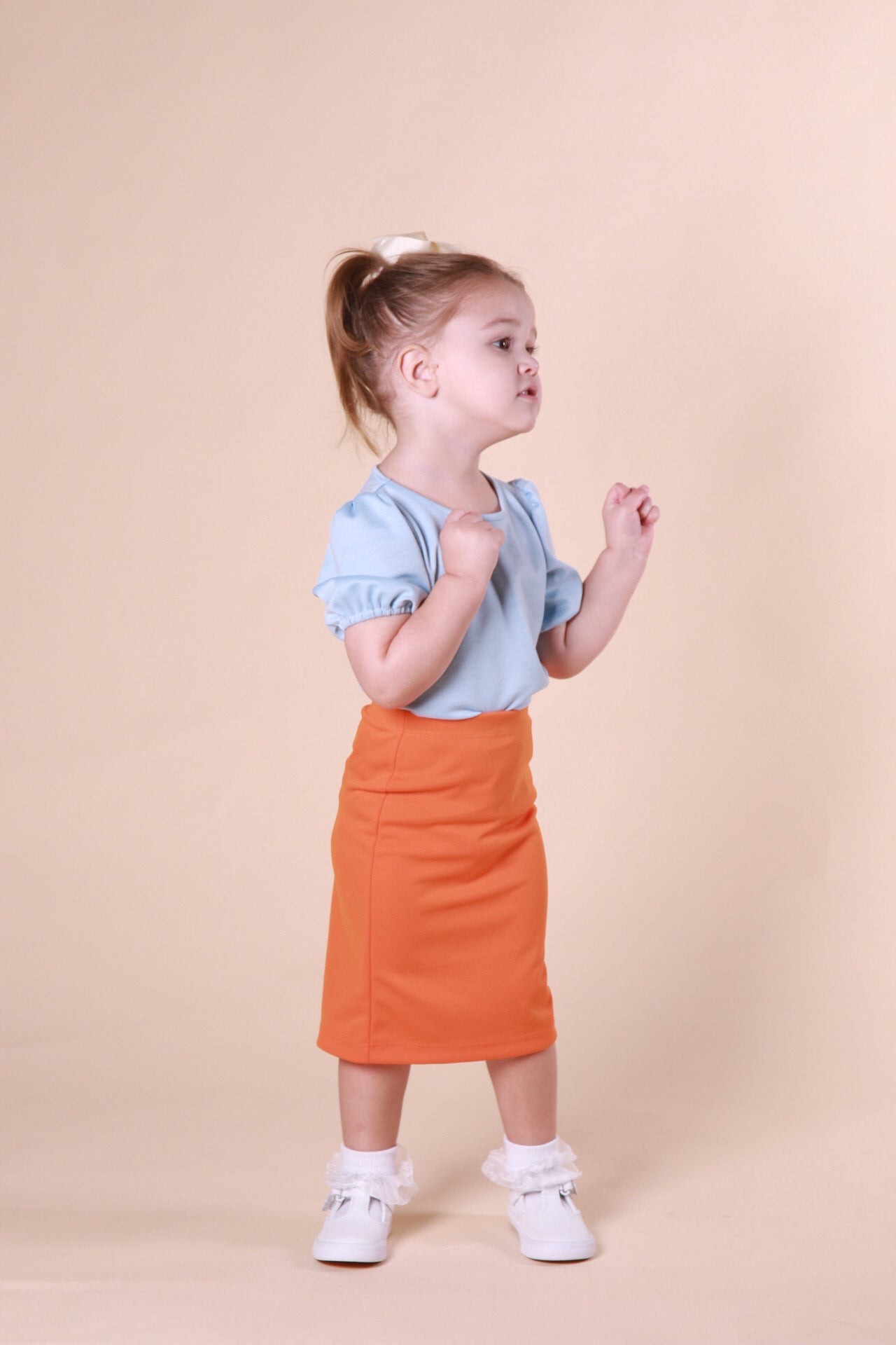Orange Girls Riley Skirt
