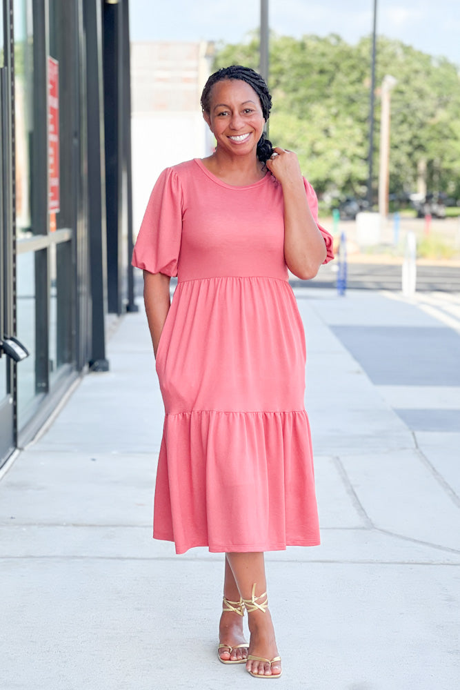 Somerset Dress in Mauve