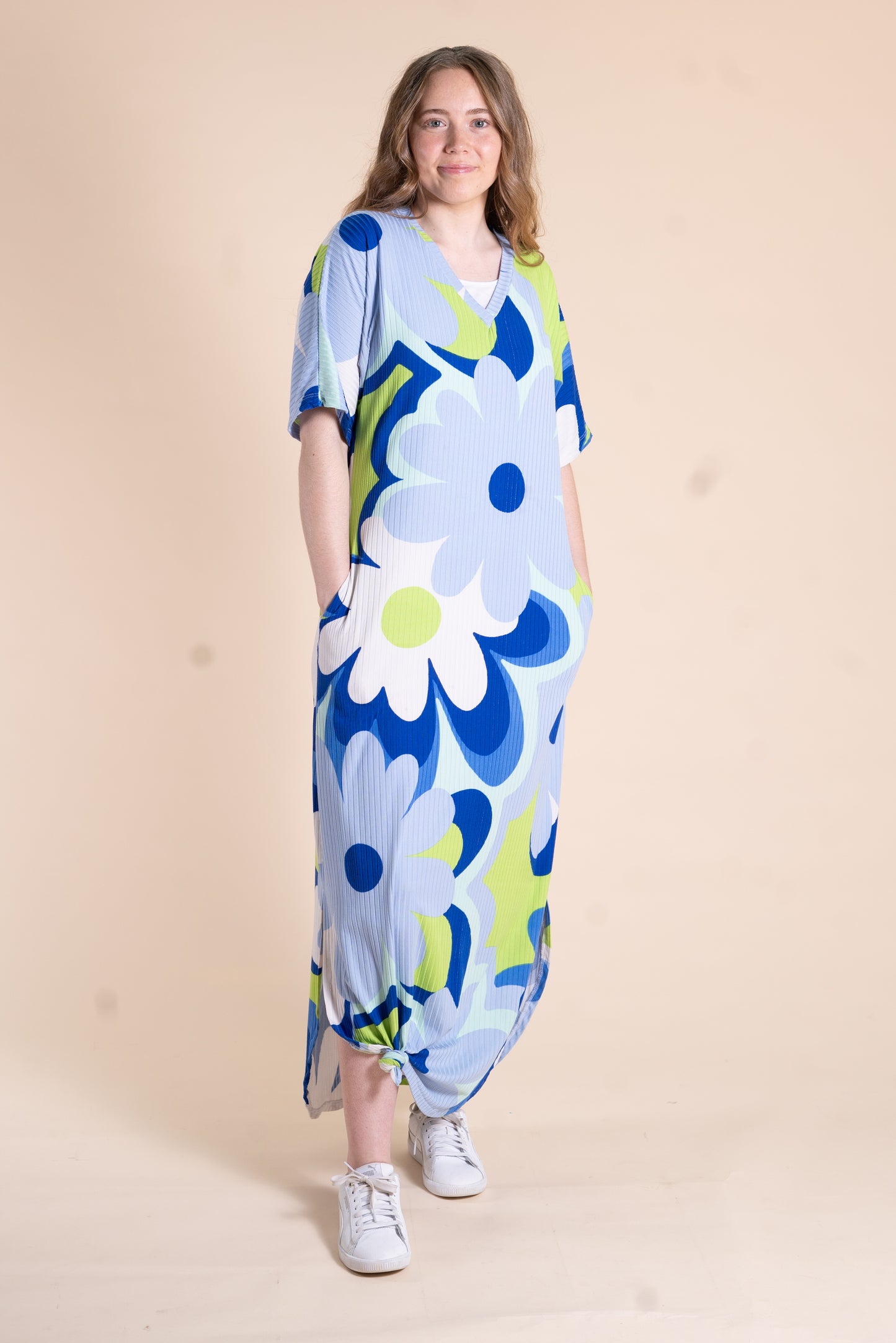 Sade Blue Floral Dress