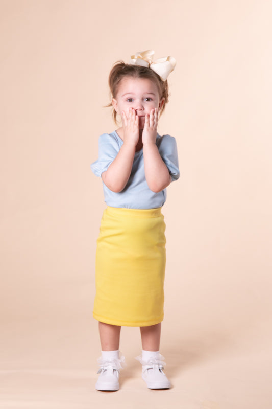 Yellow Girls Riley Skirt