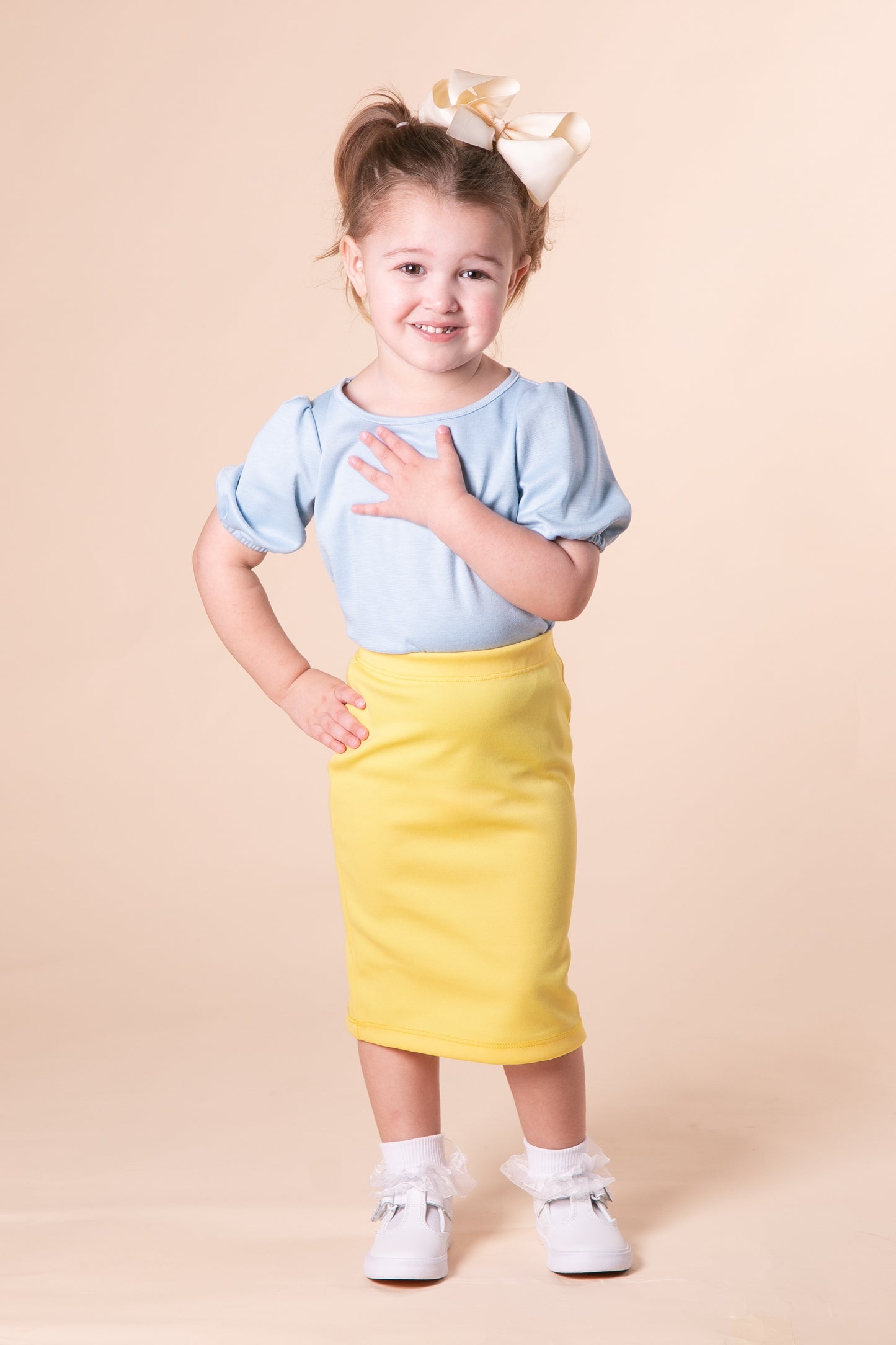Yellow Girls Riley Skirt