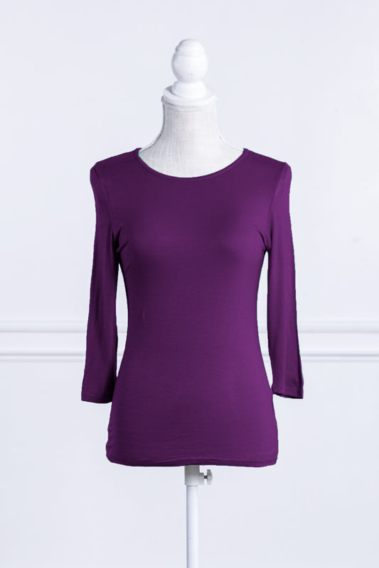 Grape Berry Layering Tee