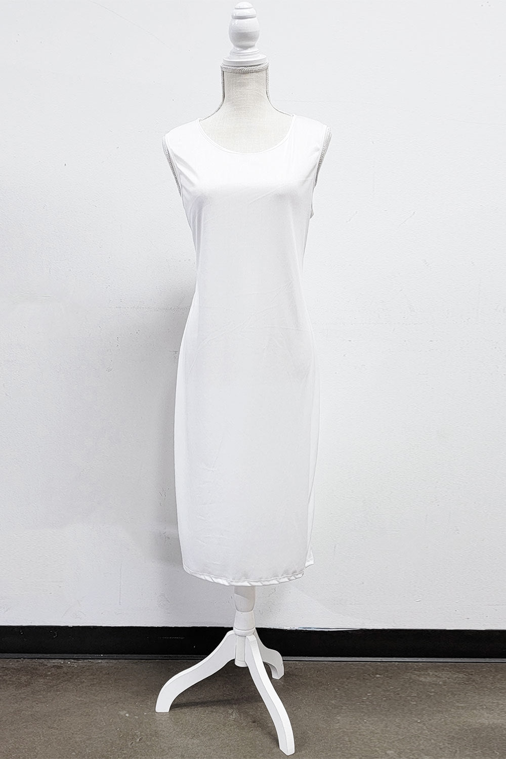 White Slip Dress